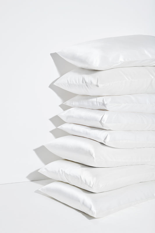 silk pillowcase 'Ladies first white'