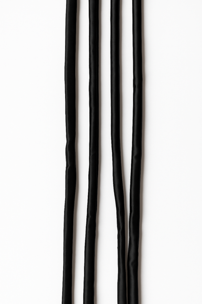 silk belt 'Melania' black