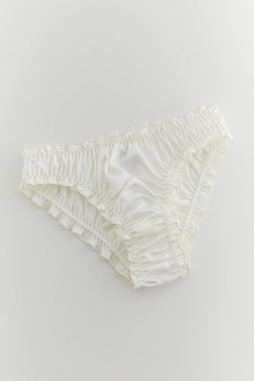 silk briefs 'Lelya' white