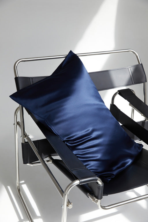 silk pillowcase 'Brooklyn blue'