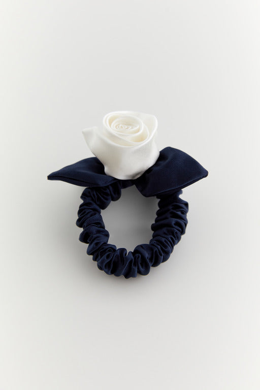 silk scrunchie 'Rosie-Mermaid' skinny