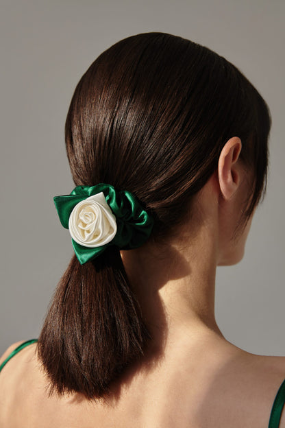 Silk Scrunchie 'Rosie-Venus'