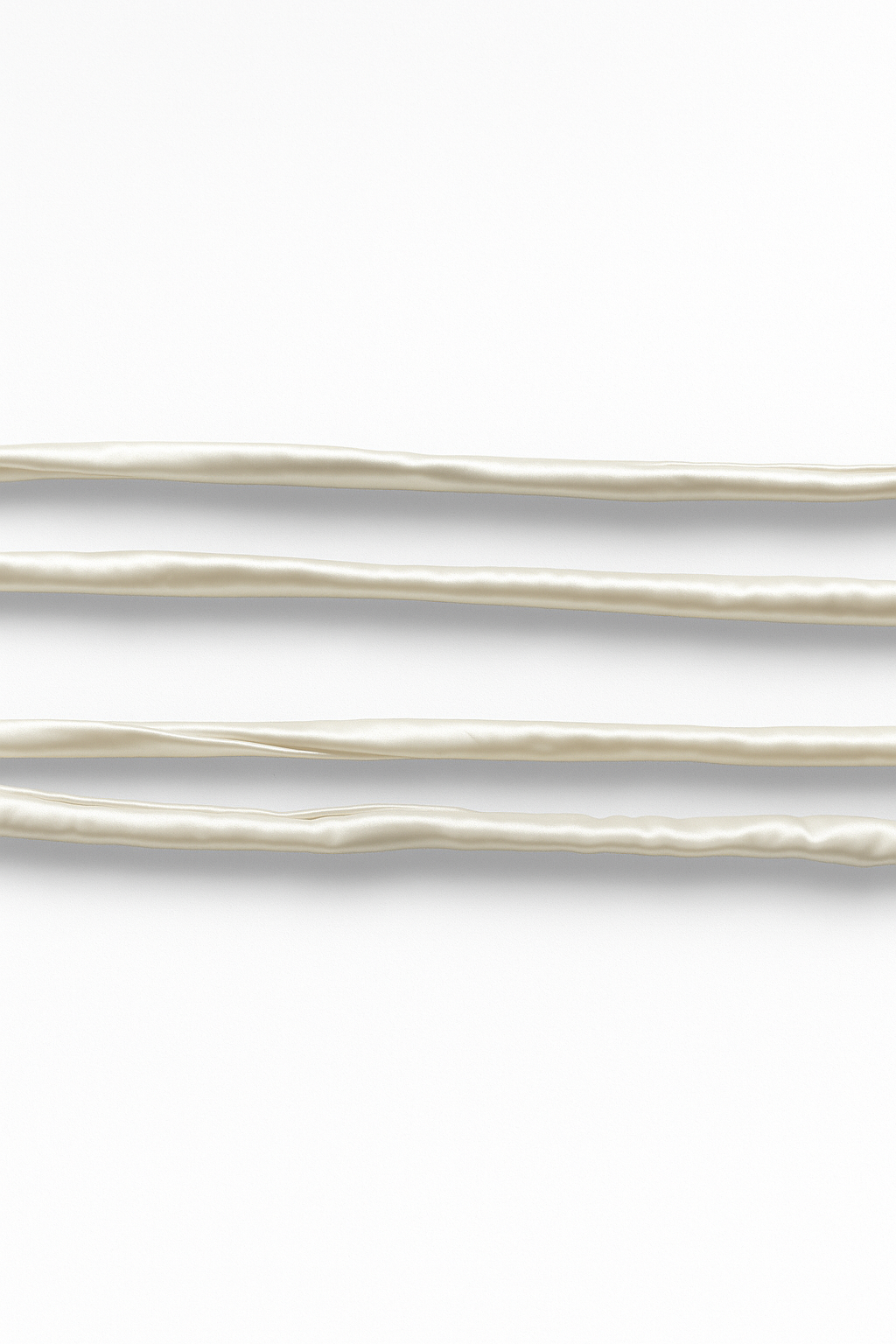 silk belt 'Melania' white